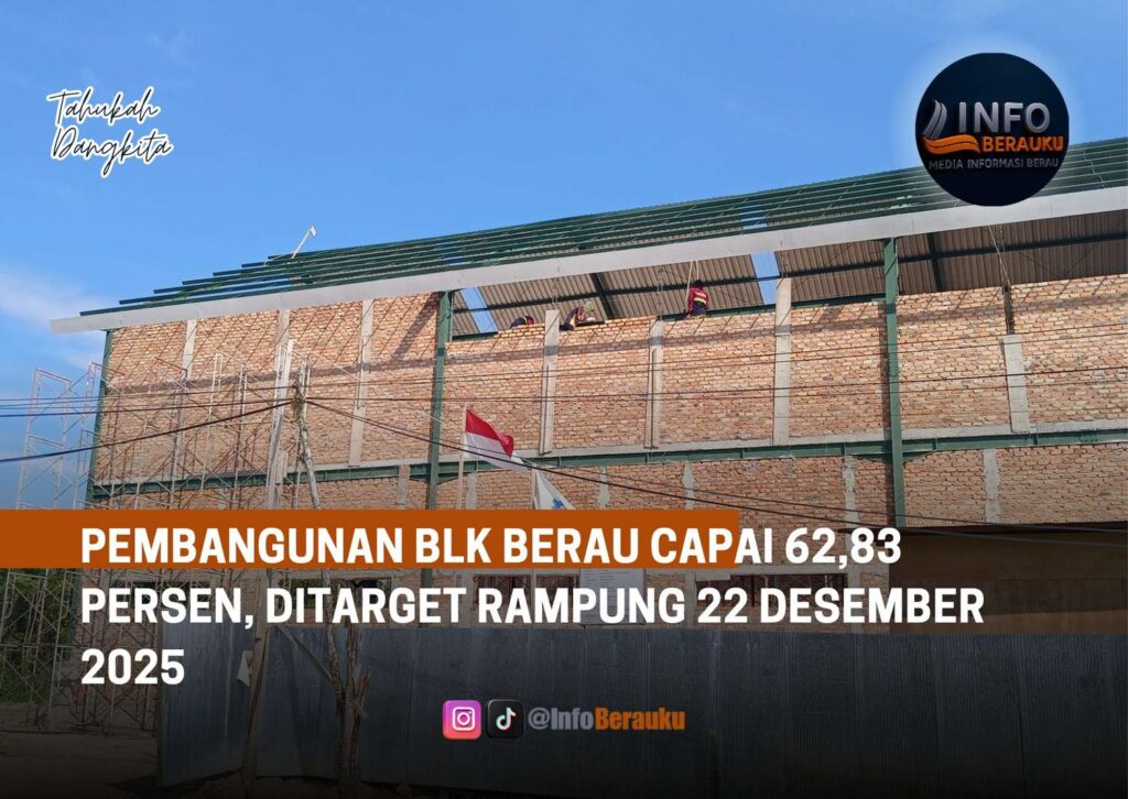 Pembangunan BLK Berau Capai 62,83 Persen, Ditarget Rampung 22 Desember 2025