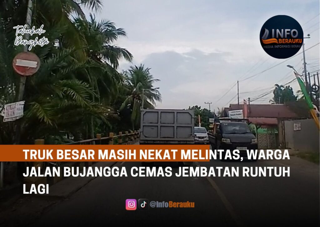 Truk Besar Masih Nekat Melintas, Warga Jalan Bujangga Cemas Jembatan Runtuh Lagi