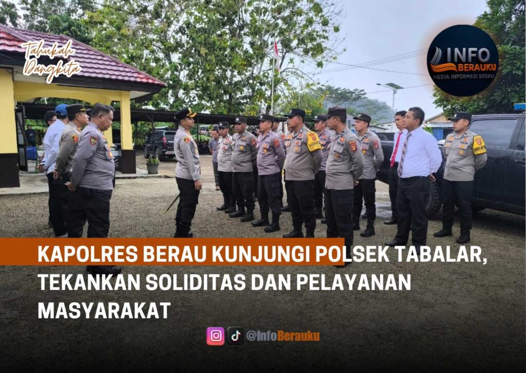 Kapolres Berau Kunjungi Polsek Tabalar, Tekankan Soliditas dan Pelayanan Masyarakat