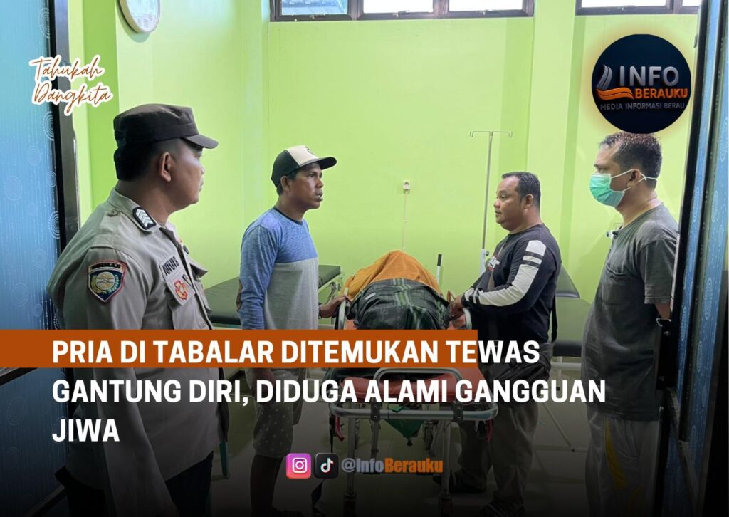 Pria di Tabalar Ditemukan Tewas Gantung Diri, Diduga Alami Gangguan Jiwa