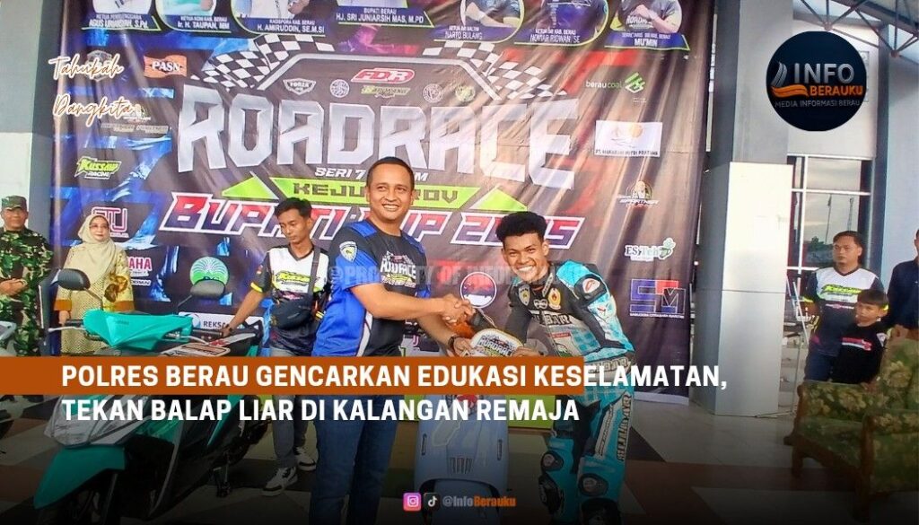 Polres Berau Gencarkan Edukasi Keselamatan, Tekan Balap Liar di Kalangan Remaja