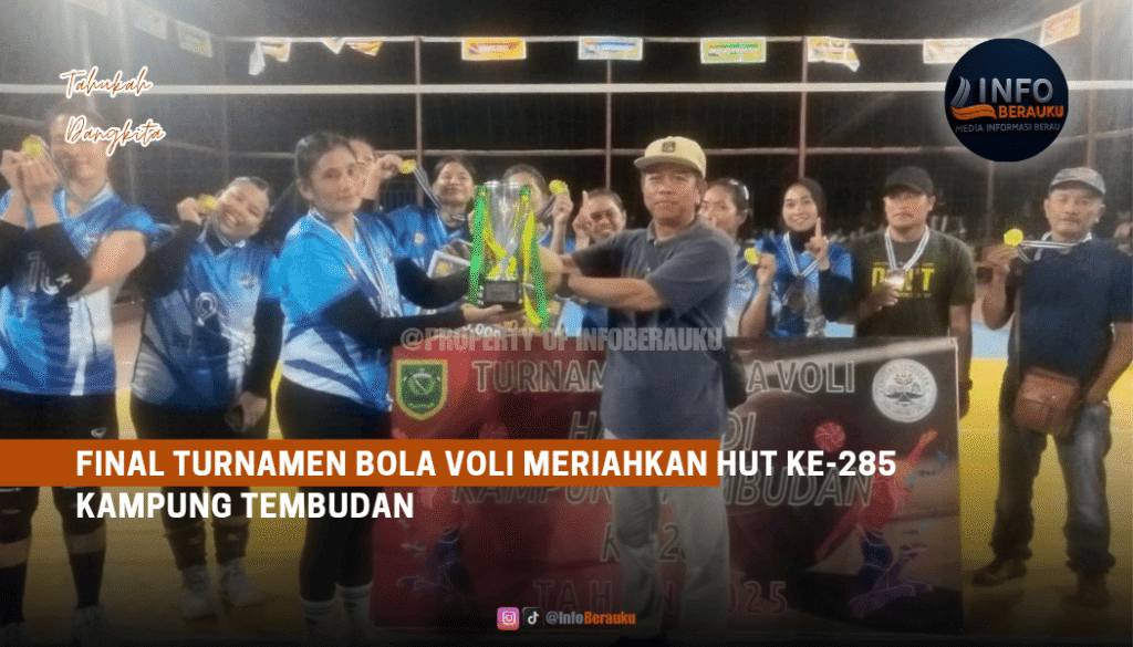 Final Turnamen Bola Voli Meriahkan HUT ke-285 Kampung Tembudan
