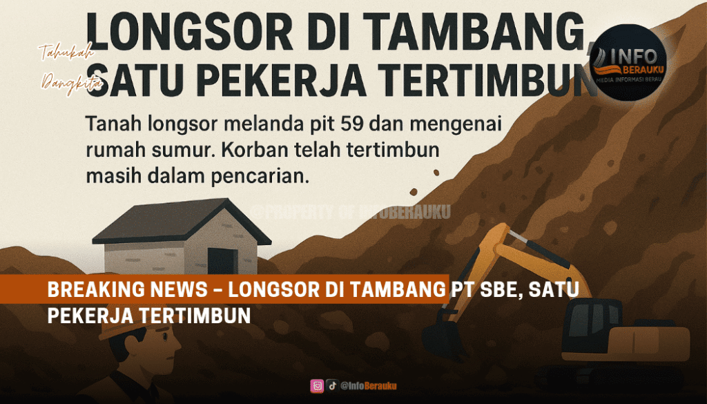 BREAKING NEWS – Longsor di Tambang PT SBE, Satu Pekerja Tertimbun