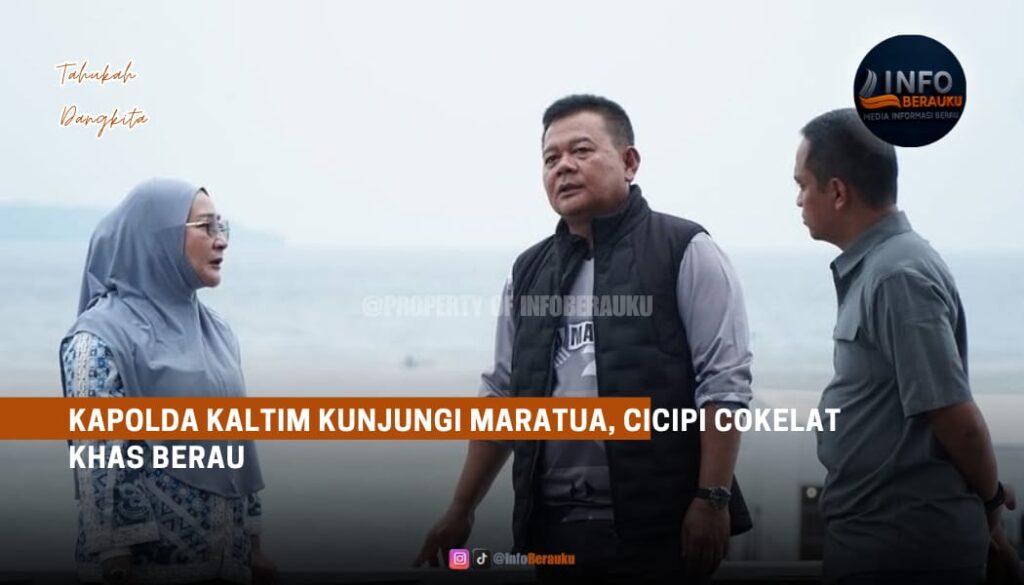 Kapolda Kaltim Kunjungi Pulau Maratua, Cicipi Cokelat Khas Berau