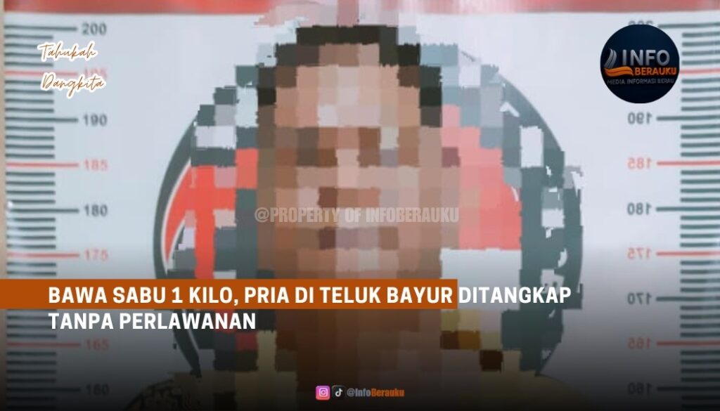 Bawa Sabu 1 Kilo, Pria di Teluk Bayur Ditangkap Tanpa Perlawanan