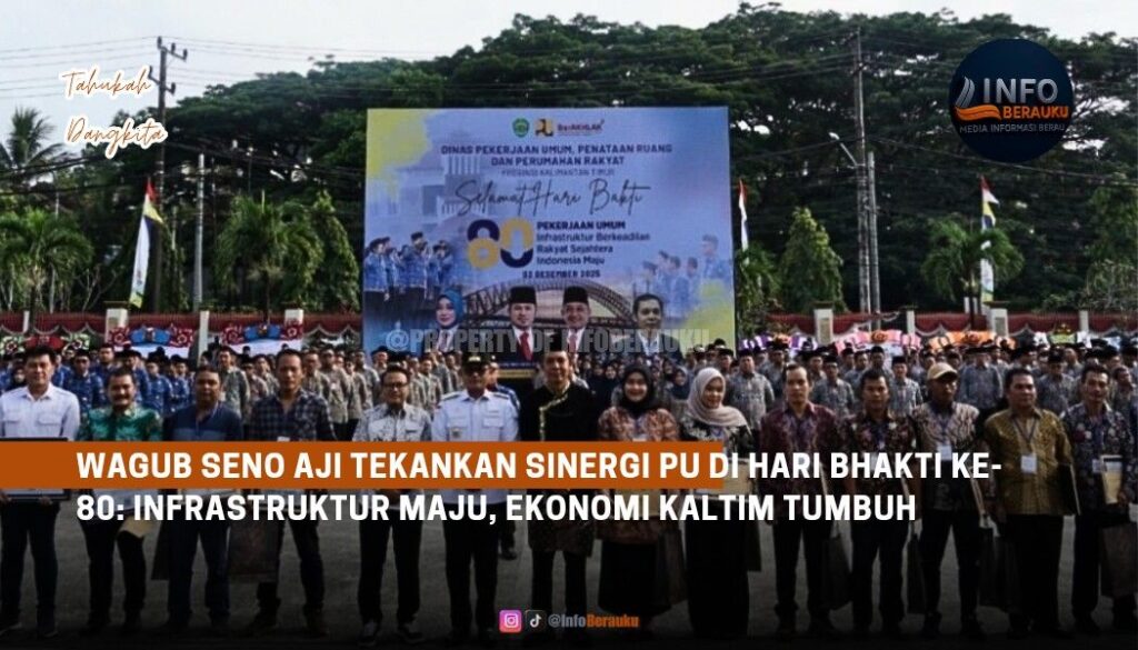 Wagub Seno Aji Tekankan Sinergi PU di Hari Bhakti ke-80: Infrastruktur Maju, Ekonomi Kaltim Tumbuh