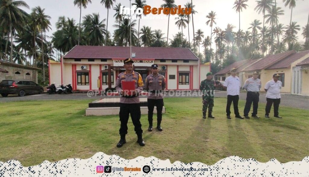 Polsek Biduk Biduk Gelar Apel Gabungan Kesiapan Pengamanan Nataru