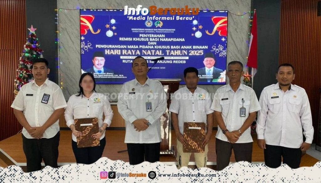 Perayaan Natal 2025 di Rutan Tanjung Redeb, 41 Warga Binaan Terima Remisi Khusus