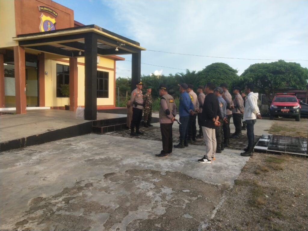 Apel Kesiapan Pengamanan Malam Tahun Baru Digelar di Kecamatan Batu Putih