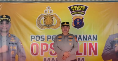 Polsek Gunung Tabur Amankan Pos NATARU, Pastikan Kamtibmas Kondusif