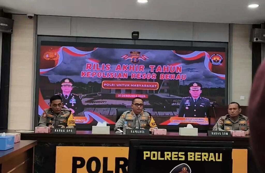 Kriminalitas di Berau Menurun Sepanjang 2025, Narkoba dan Laka Lantas Masih Jadi Sorotan