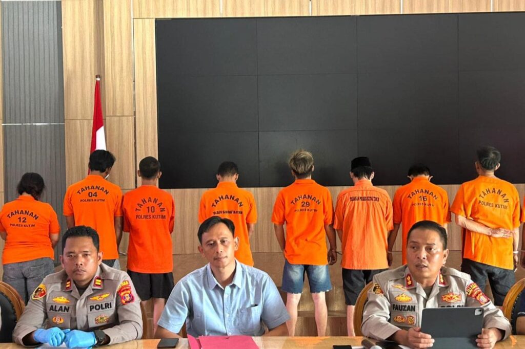 Polres Kutim Bekuk 9 Tersangka, Ungkap 17 Kasus Narkoba Sepanjang November