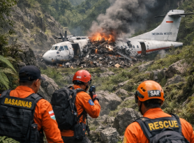 Pesawat ATR 42-500 Rute Yogyakarta–Makassar Hilang Kontak di Maros, Tim SAR Dikerahkan