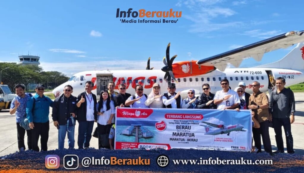 Sayap Baru Menuju Surga Bahari: Penerbangan Perdana Berau–Maratua Resmi Mengudara