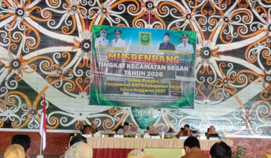 Sumadi Hadiri Musrenbang Kecamatan Segah 2026, Infrastruktur dan Kebutuhan Dasar Jadi Prioritas