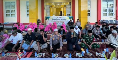 Polsek Pulau Derawan Gelar Bukber Bersama Forkopimcam dan Santri, Perkuat Sinergi di Bulan Ramadhan